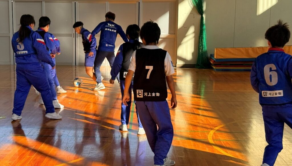 【活動レポート】「プロ直伝！とやま夢づくりスポーツ塾（中田小学校）